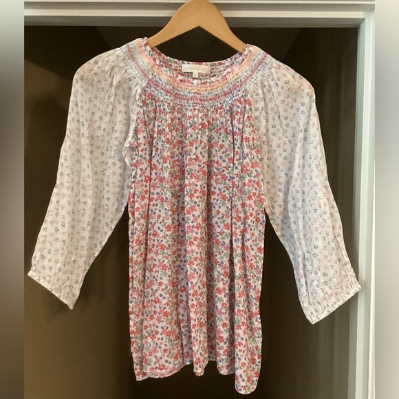 LoveShackFancy Bryson Top in Multi Cream Symphony, Size 12Y. - Picture 4 of 7